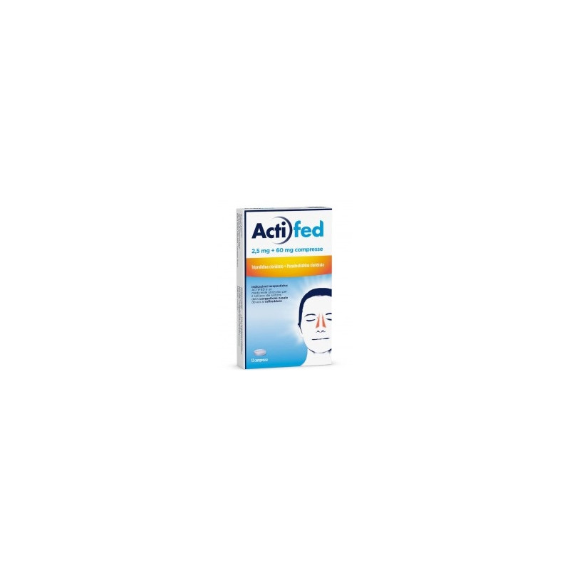 ACTIFED*12CPR 2,5MG+60MG ACTIGRIP