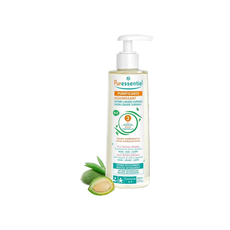 PURESSENTIEL SAPONE 250ML PURESSENTIEL