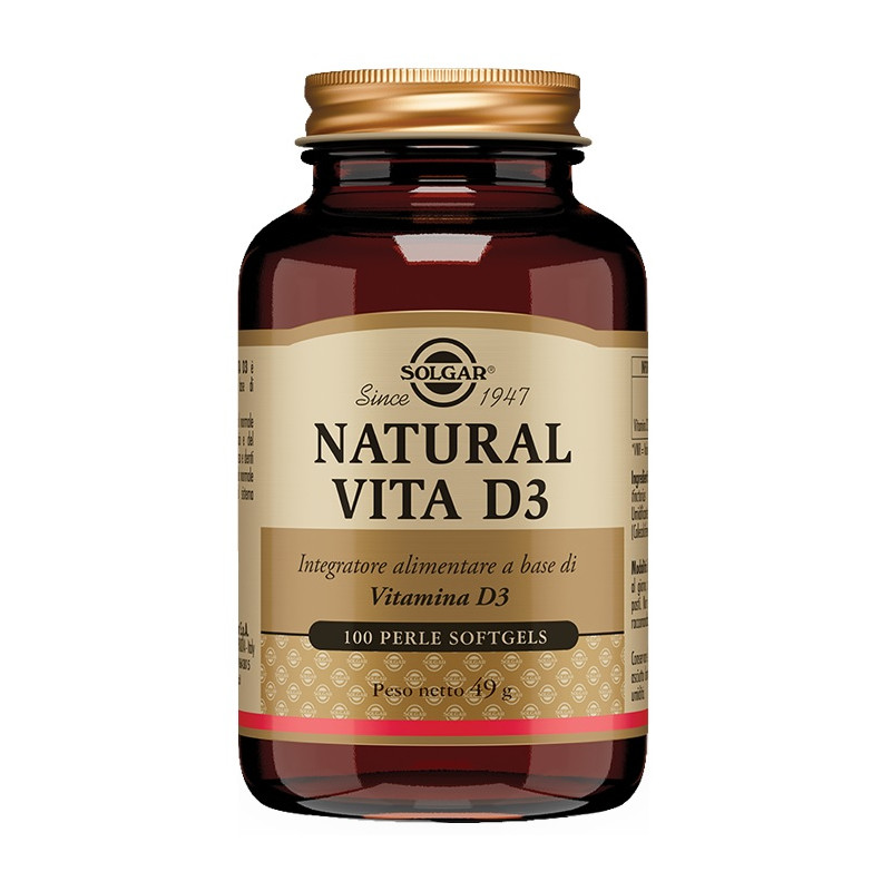 NATURAL VITA D3 100PRL SOLGAR