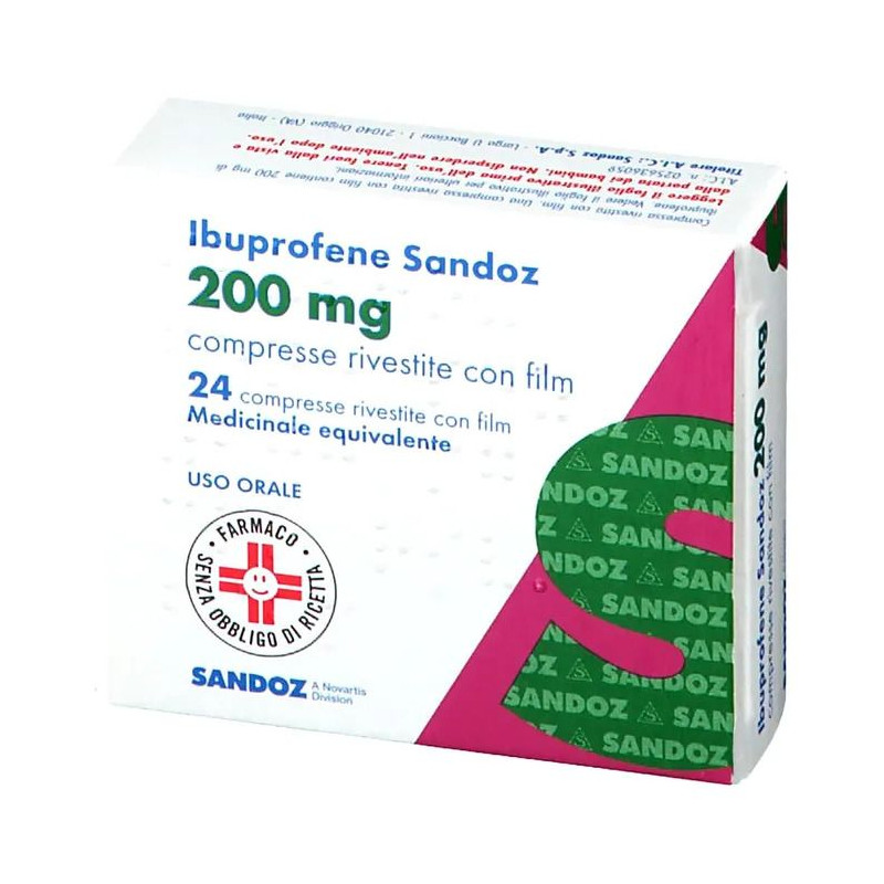 IBUPROFENE SAN*24CPR RIV 200MG SANDOZ