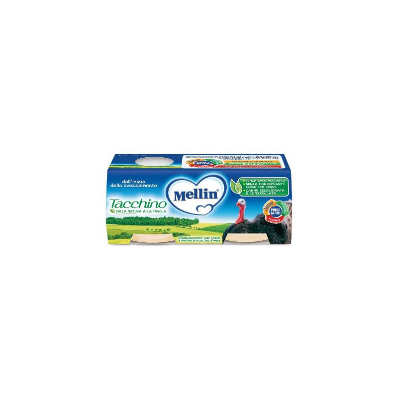 MELLIN OMOG TACCHINO 2X80G MELLIN