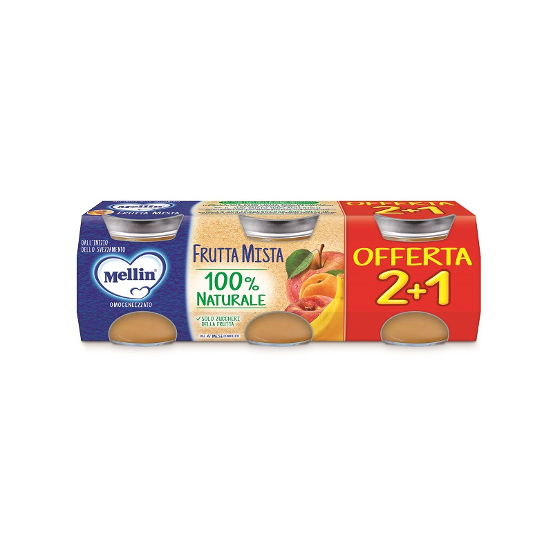 MELLIN OMOG FRUTTA MIX 3PZ MELLIN