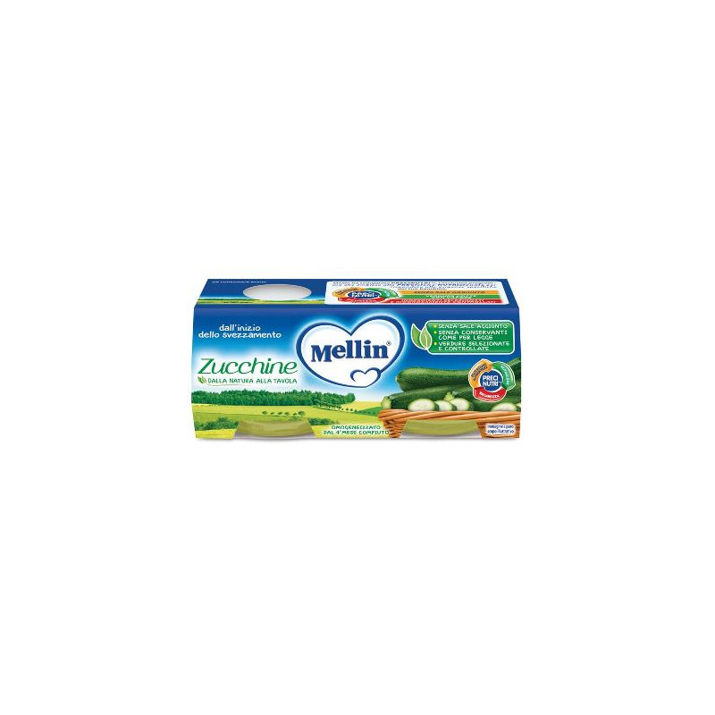 MELLIN OMOG ZUCCHINE 2X80G MELLIN