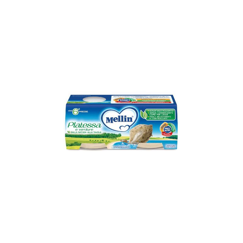 MELLIN OMOG PLATESSA 2X80G MELLIN