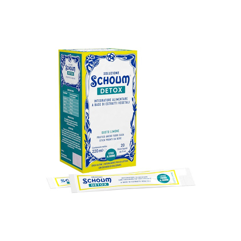 SOLUZIONE SCHOUM DETOX 20STICK SOLUZIONE SCHOUM