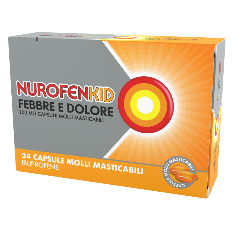 NUROFENKID FEBBRE D*24CPS100MG NUROFEN