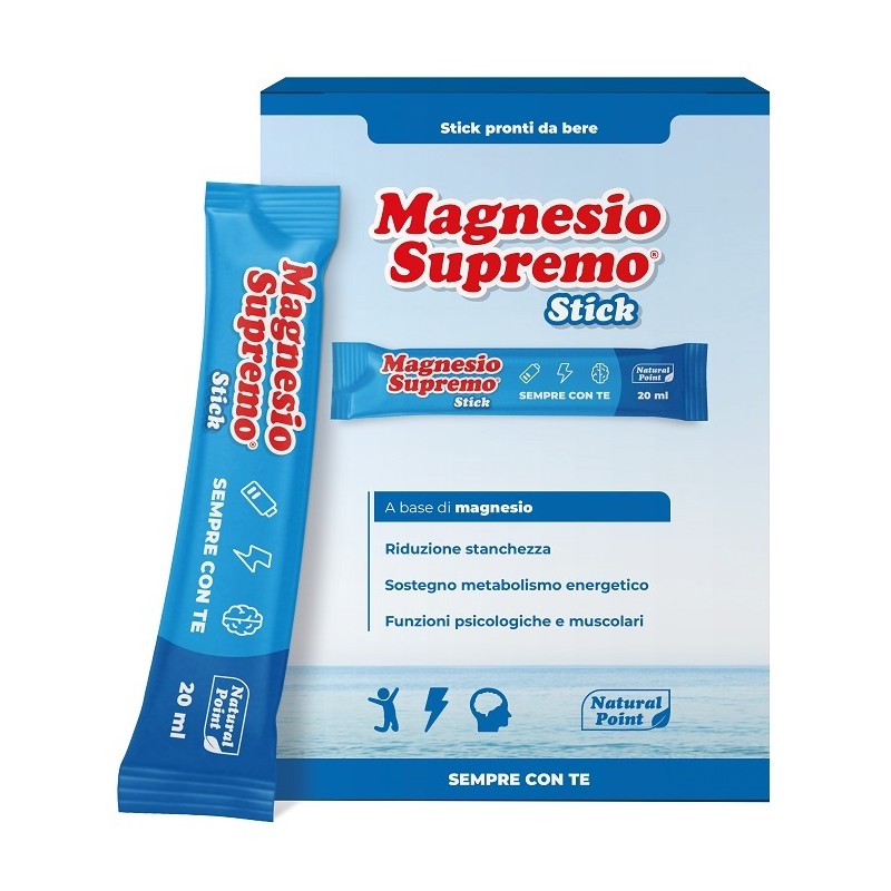 MAGNESIO SUPREMO 20STICK NATURAL POINT