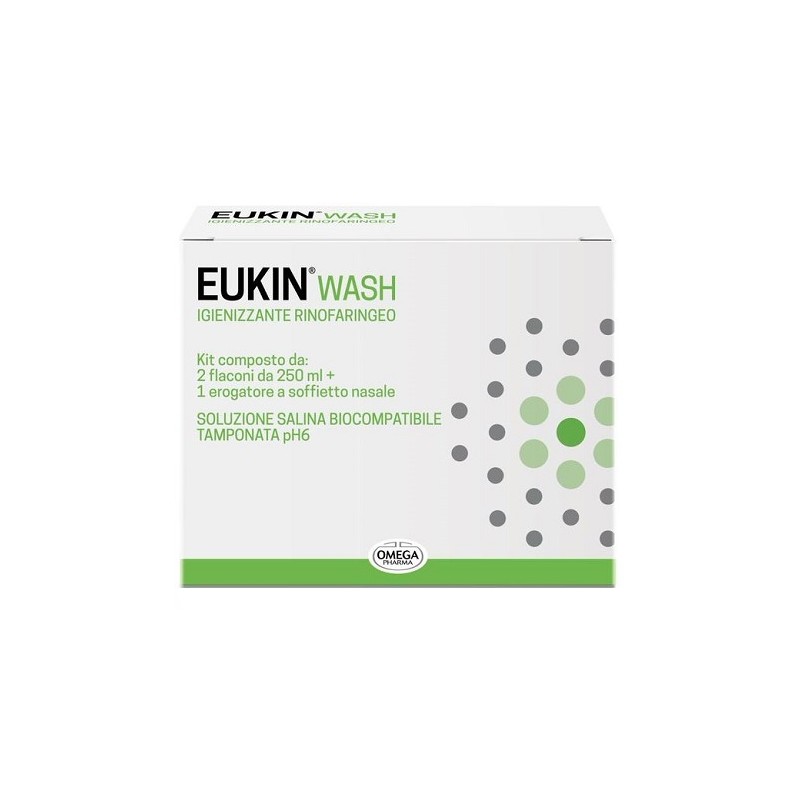 EUKIN WASH KIT 2FLX250ML OMEGA PHARMA