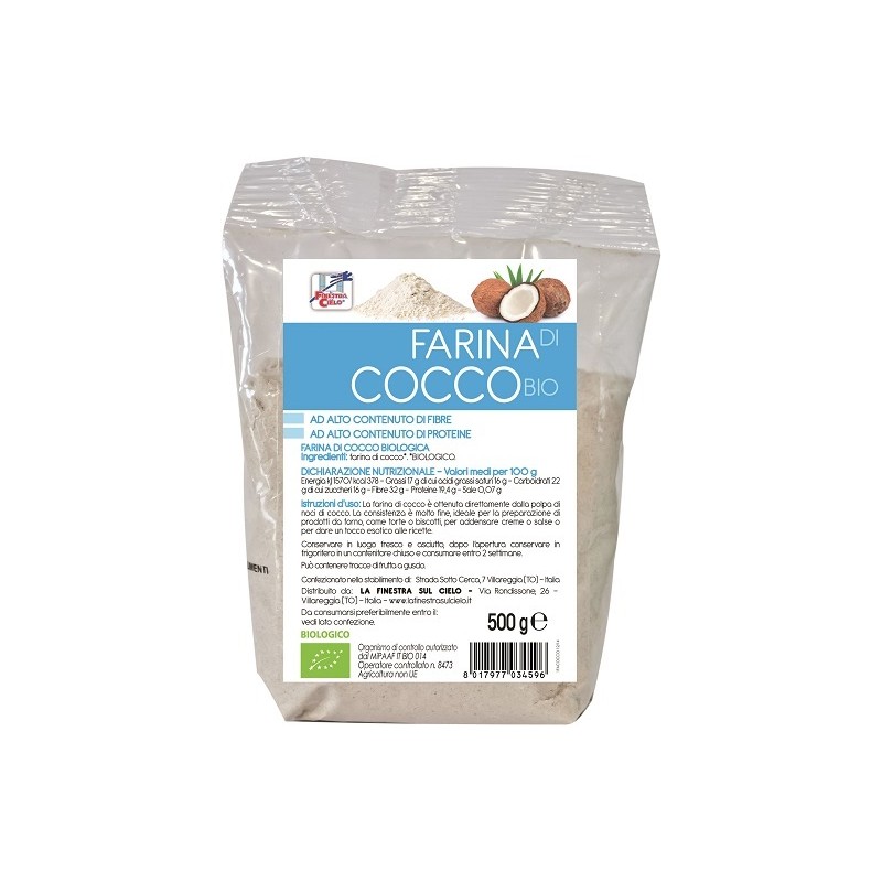 FARINA COCCO BIO 500G BIOTOBIO