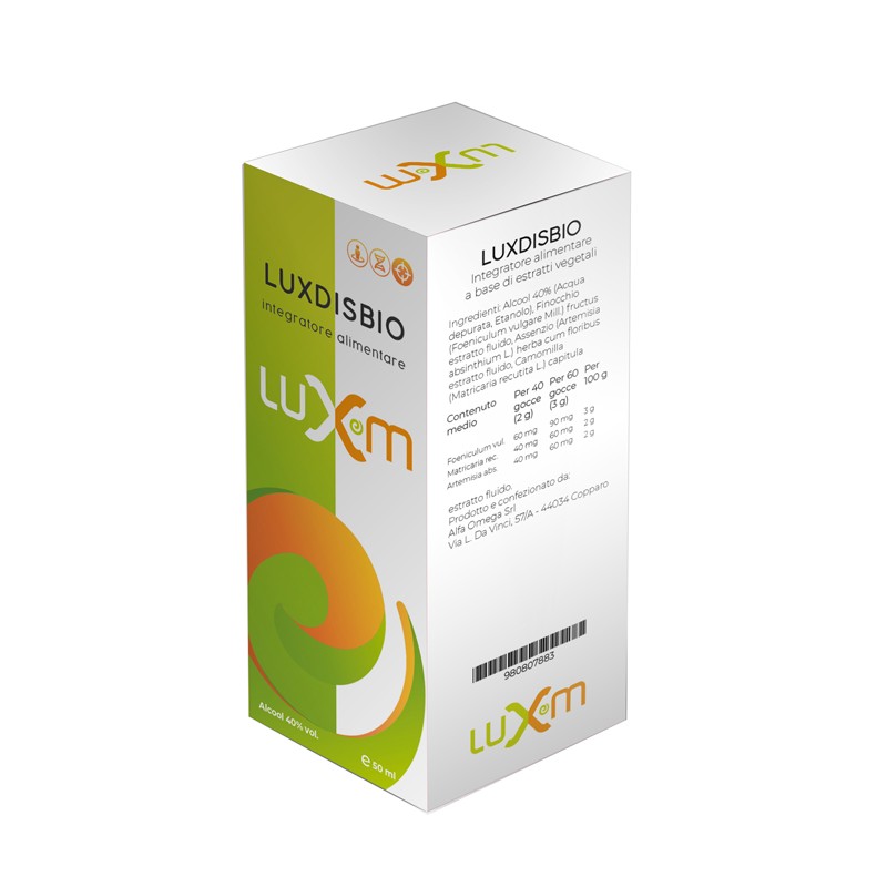 LUXDISBIO GOCCE 50ML ALFA OMEGA