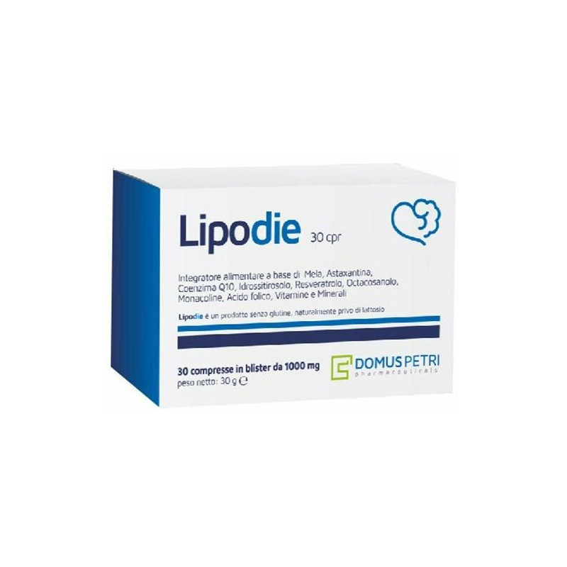 LIPODIE 30CPR DOMUS PETRI PHARMACEUTIC.