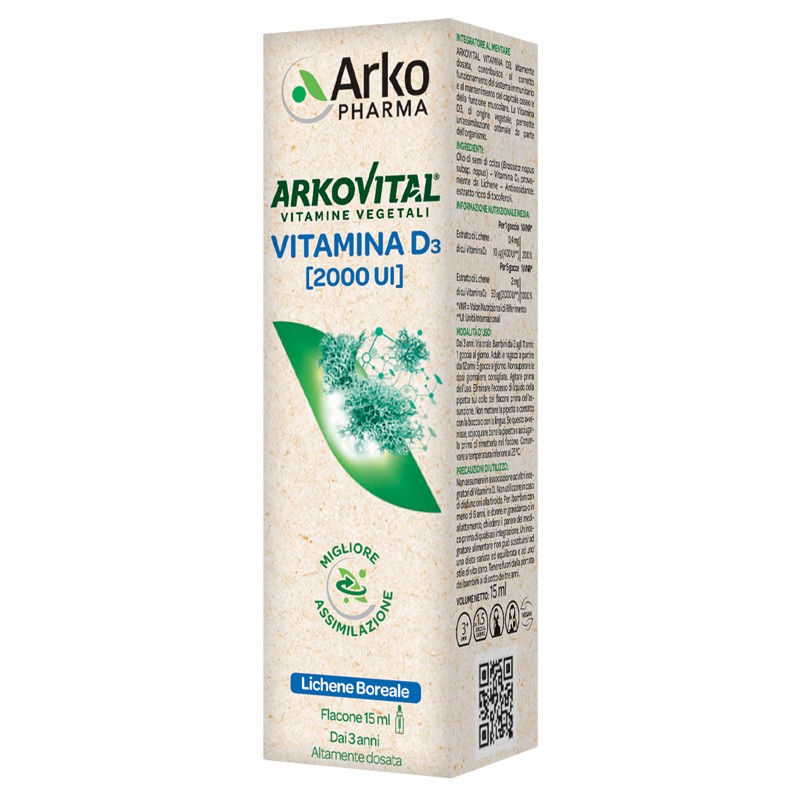 ARKOVITAL VITAMIN D3 15ML 