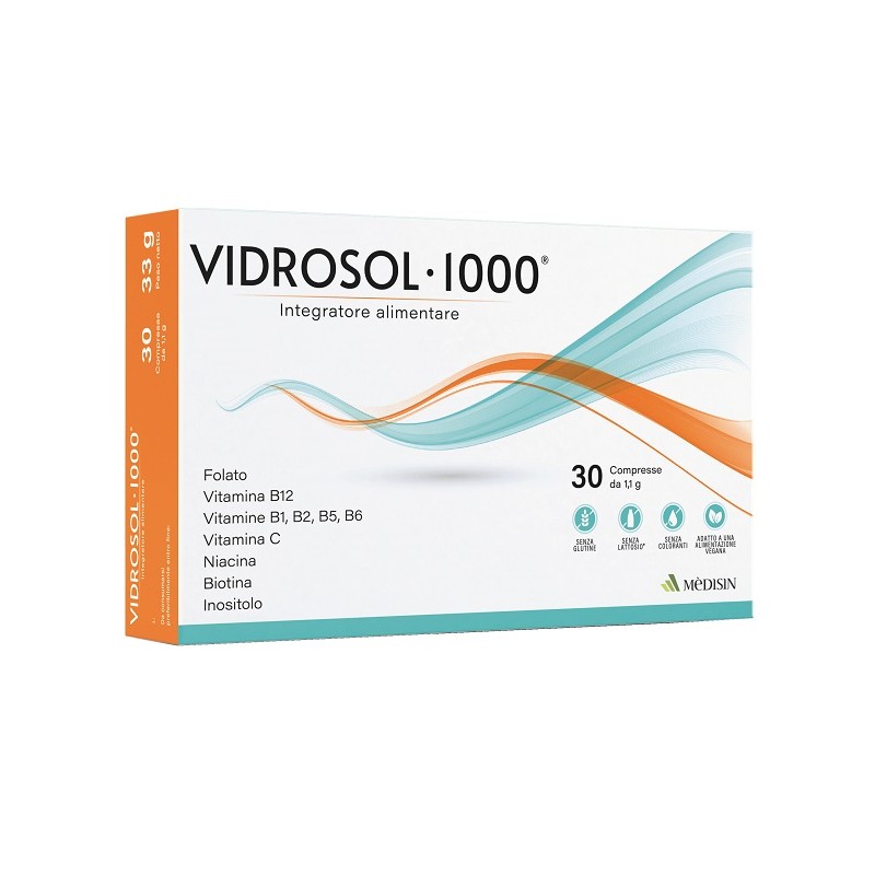 VIDROSOL 1000 30CPR 