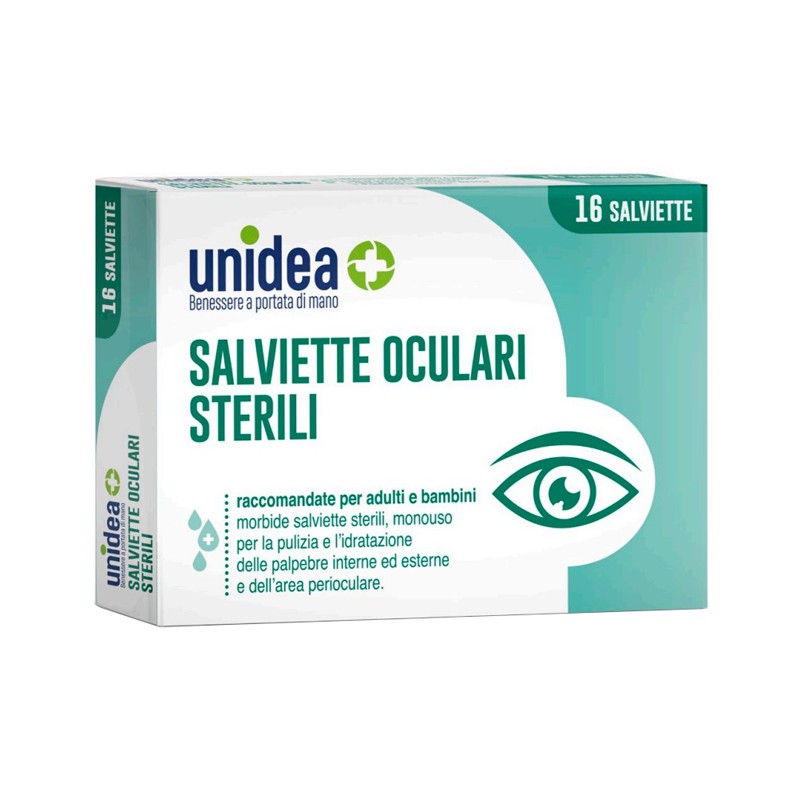 UNIDEA SALVIETTE OCUL STER16PZ UNICO UNIDEA