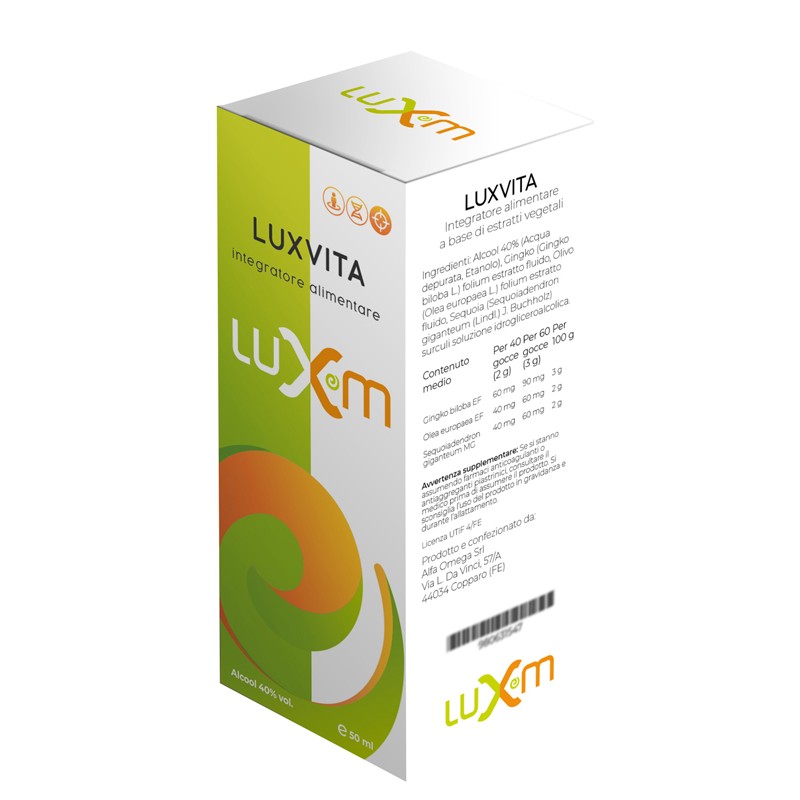 LUXVITA GOCCE 50ML ALFA OMEGA