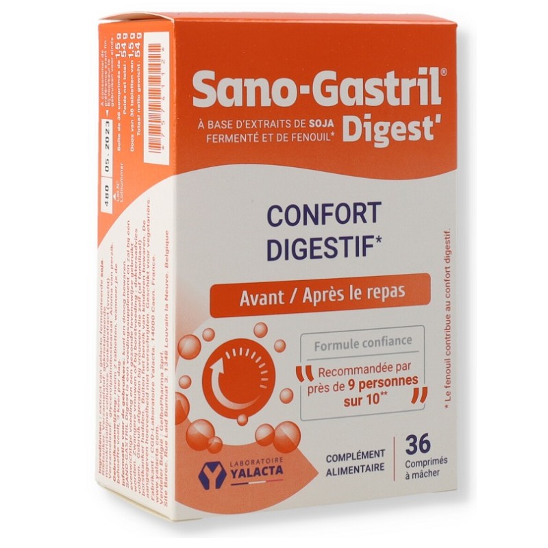 SANO GASTRIL DIGEST 36CPR 