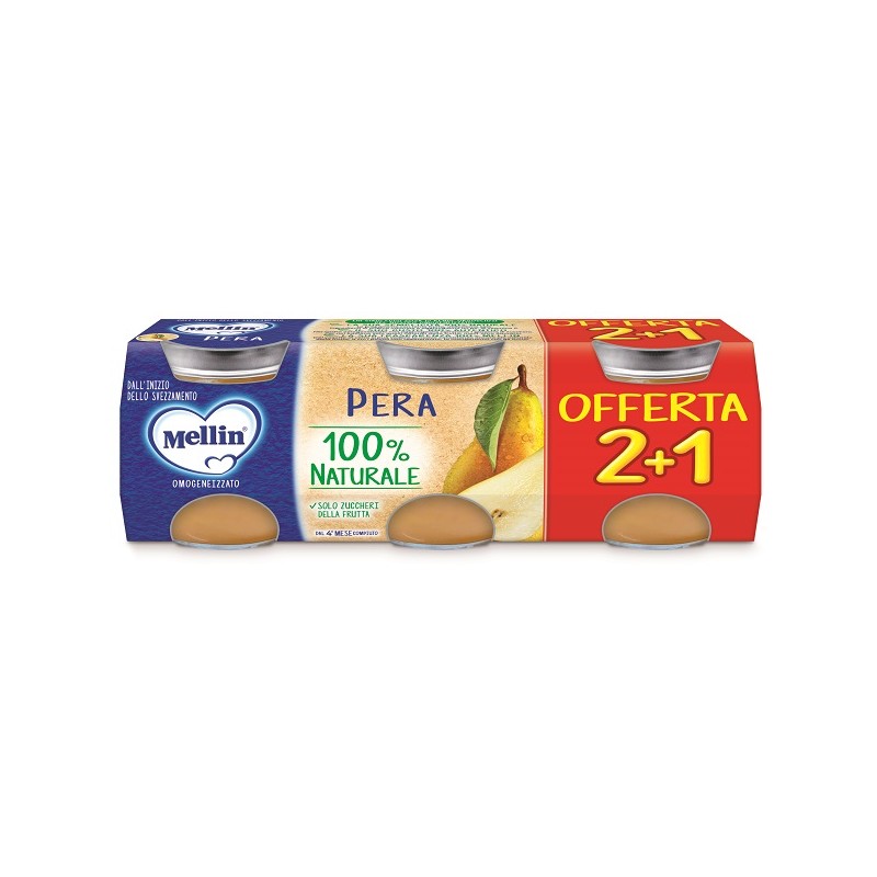 MELLIN OMOG PERA 3PZ 100G MELLIN