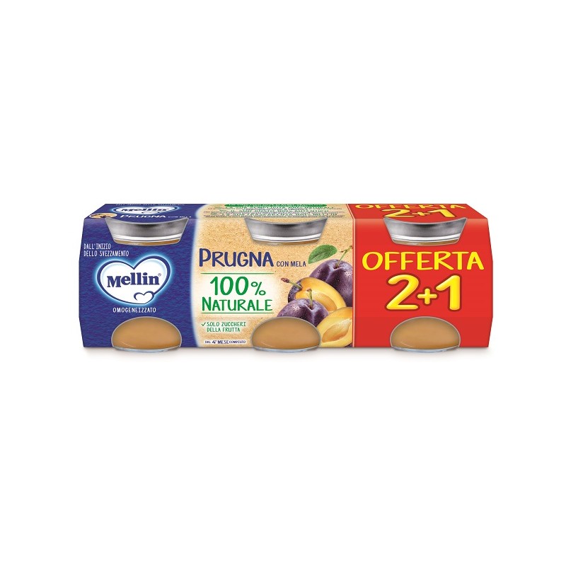 MELLIN OMOG PRUGNA 3PZ 100G MELLIN