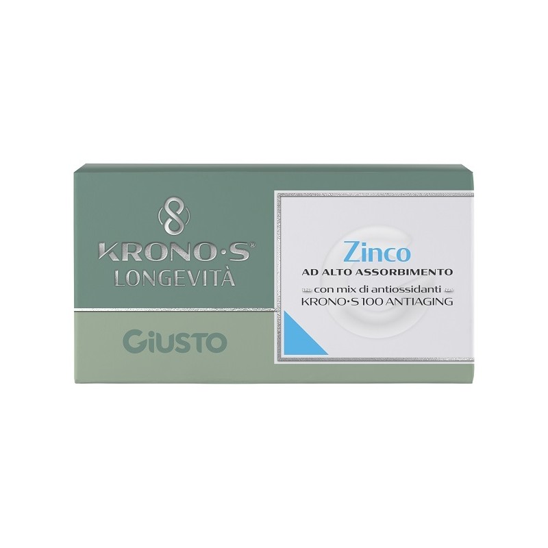 ZINCO KRONOS ALTO ASSORB 30CPR GIUSTO APROTEICO