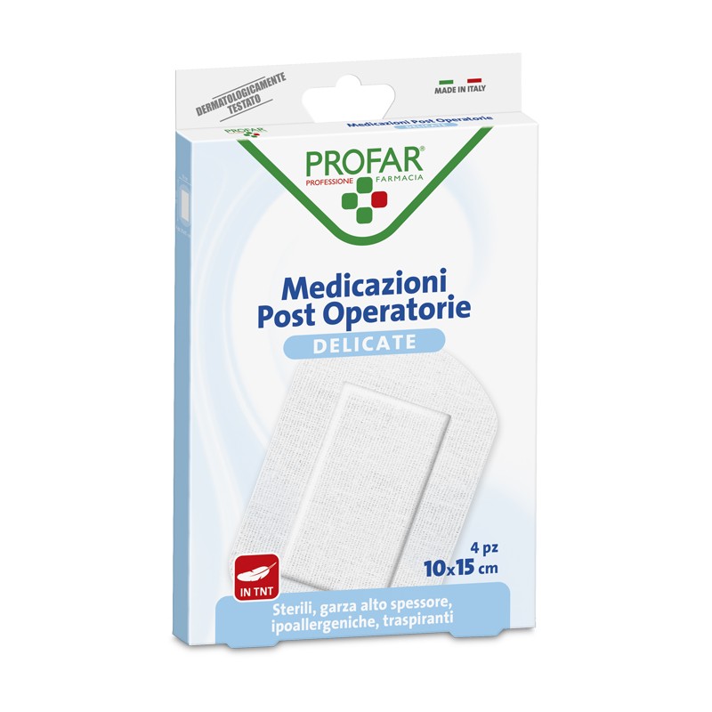 PROFAR MED POSTOP 10X15CM 4PZ PROFAR OCCHI