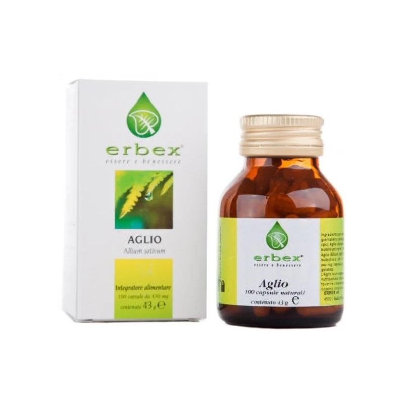 AGLIO 100CPS 430MG ERBEX