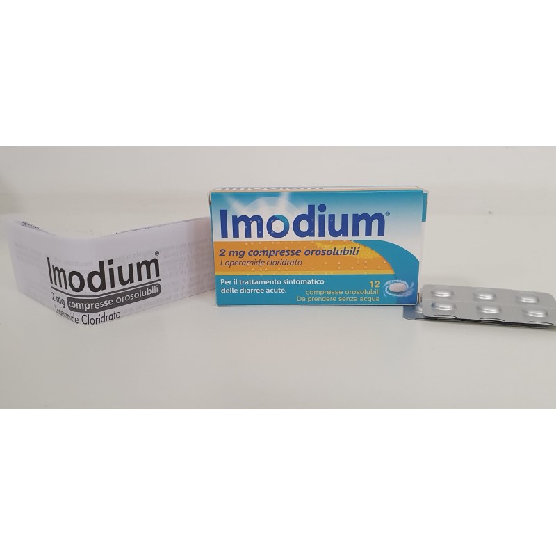 IMODIUM*12CPR OROSOL 2MG IMODIUM