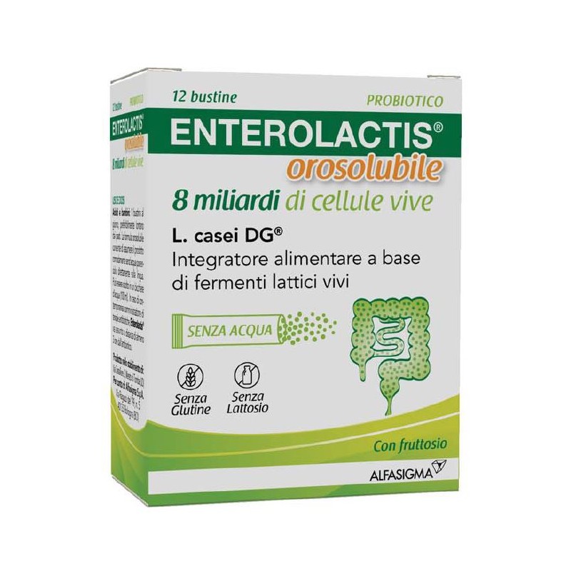 ENTEROLACTIS OROSOLUBILE 12BUS ENTEROLACTIS