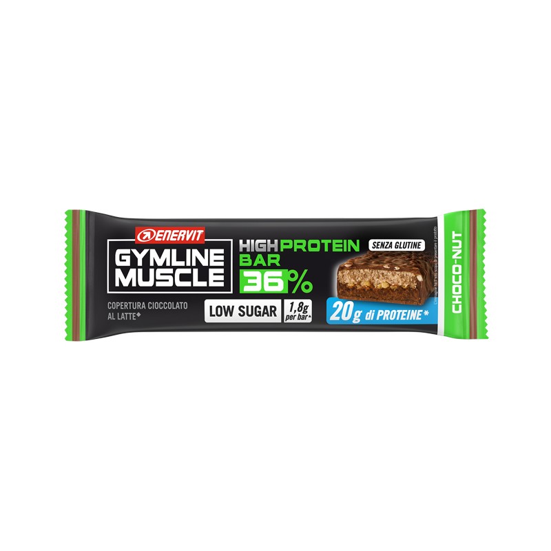 GYMLINE PROT BAR 36 CHOCO 55G ENERVIT ENERZONA