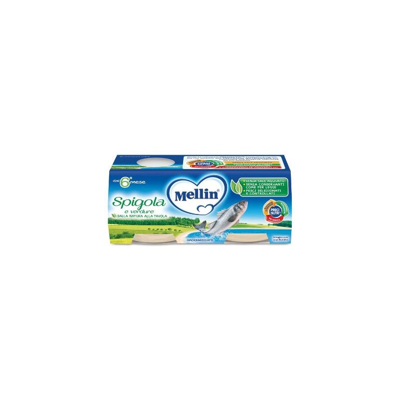 MELLIN OMOG SPIGOLA 2X80G MELLIN