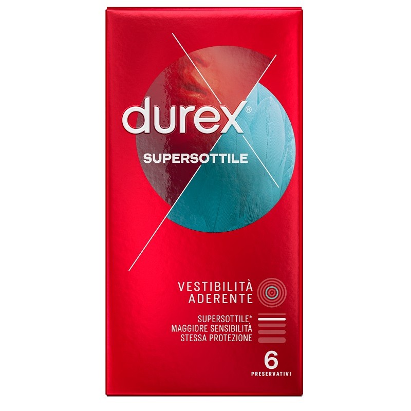 DUREX SUPERSOTTILE CLOSE FIT6P DUREX