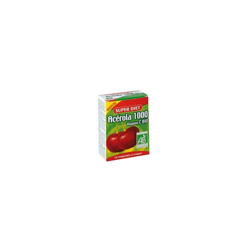 SUPERDIET ACEROLA 1000 C 24CPR BIOTOBIO