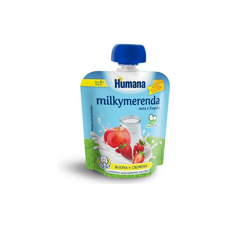 MILKYMERENDA MELA-FRAGOLA 100G HUMANA