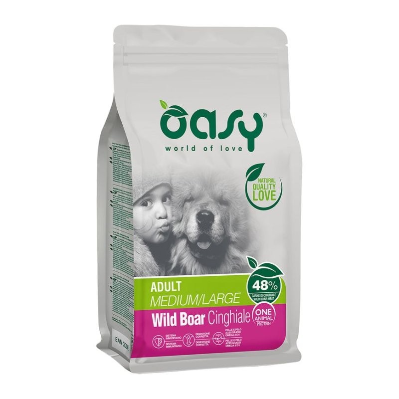 OASY DRY DOG GF AD M/L MA2,5KG WONDERFOOD