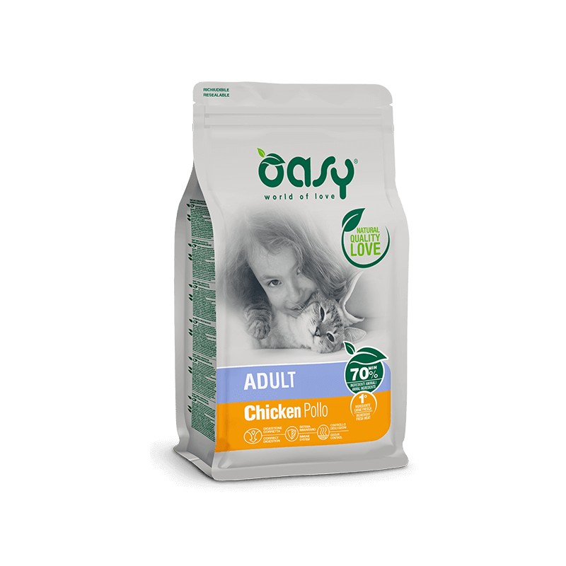 OASY DRY CAT AD CHICK1,5KG NEW WONDERFOOD