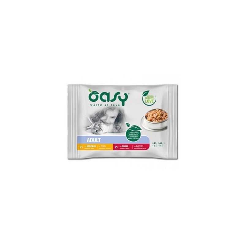 OASY WET CAT BOCCONC AD MEAT4P 