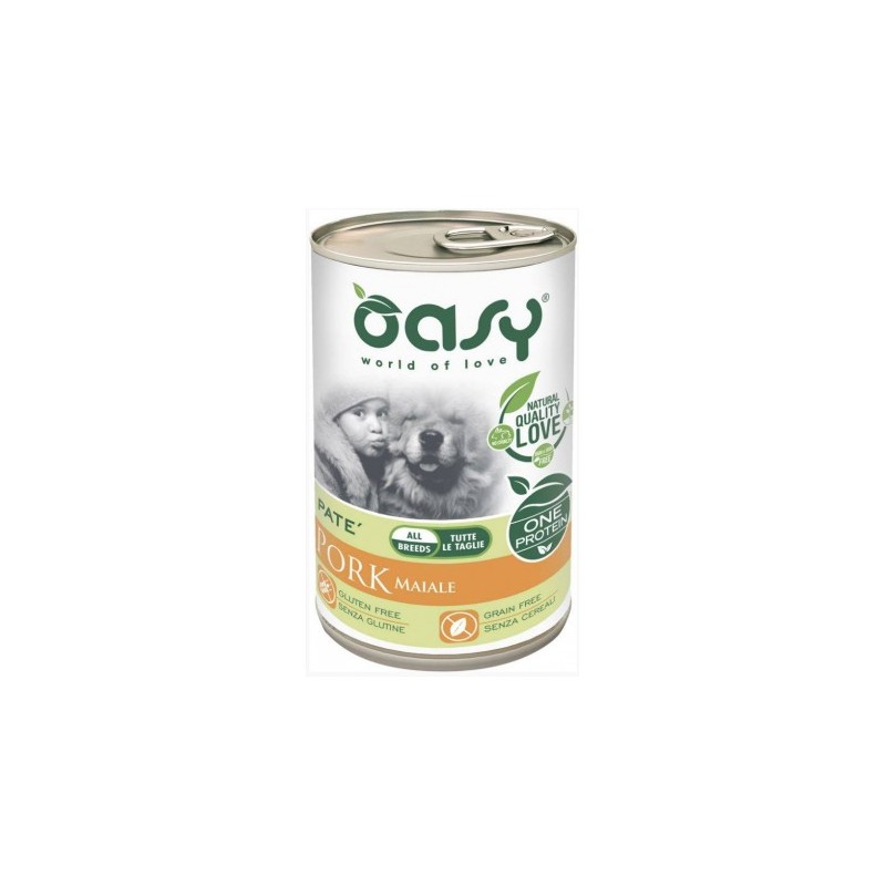 OASY WET DOG ONE MAIALE 400G 