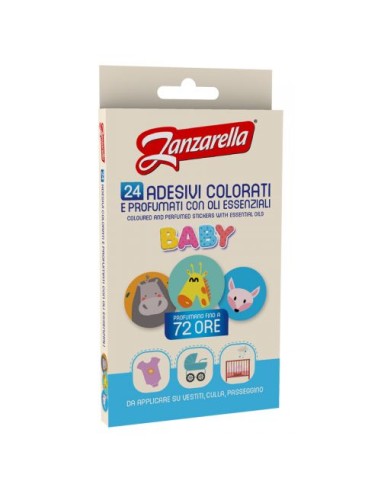 Zanzarella sticker baby 24pz 