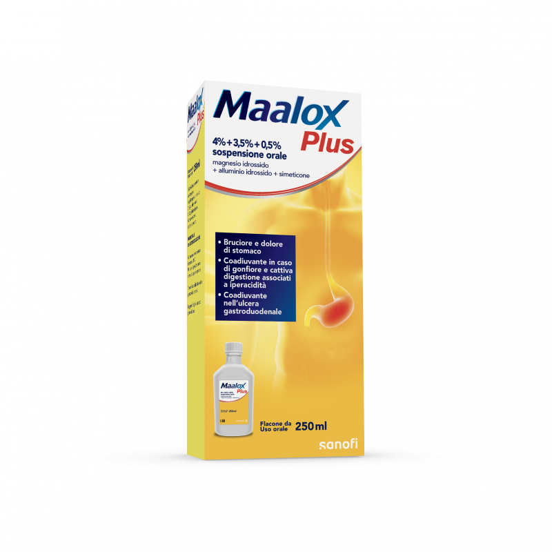 MAALOX PLUS*OS SOSP 4+3,5+0,5% MAALOX PLUS