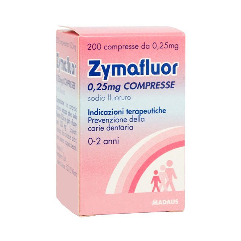 ZYMAFLUOR*200CPR 0,25MG ZYMAFLUOR