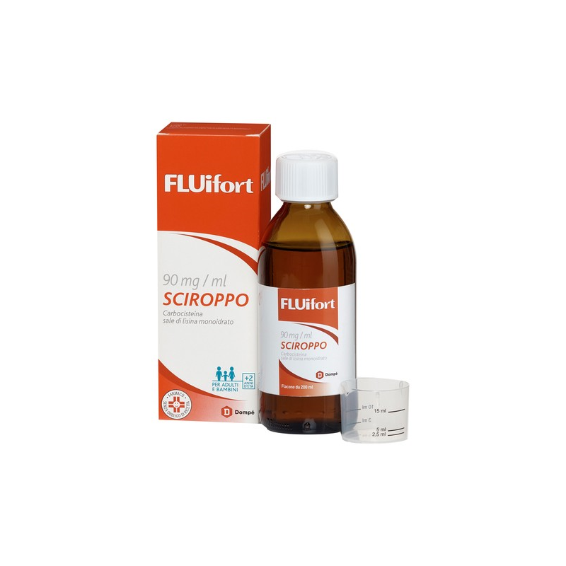 FLUIFORT*SCIR 200ML 90MG/ML+MI FLUIFORT FEBBRE DOL