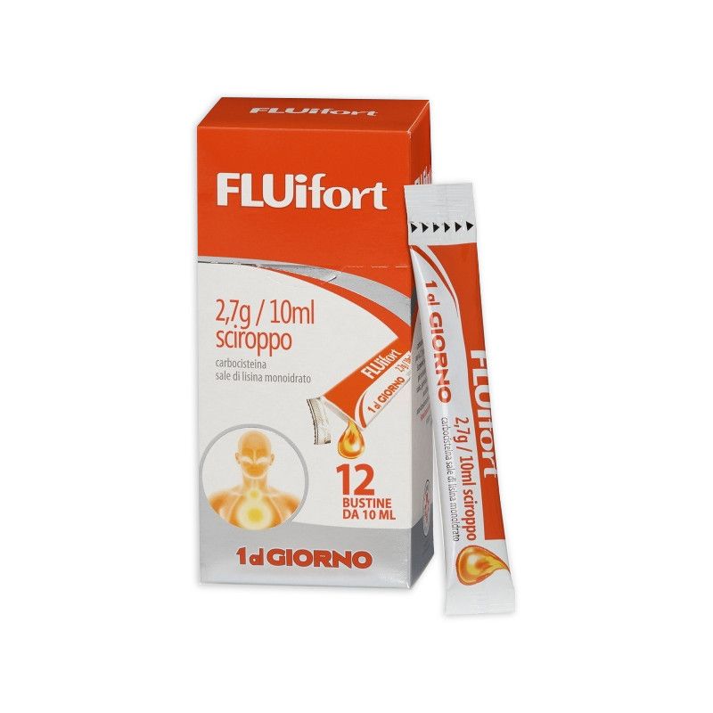 FLUIFORT*SCIR 12BUST 2,7G/10ML FLUIFORT FEBBRE DOL