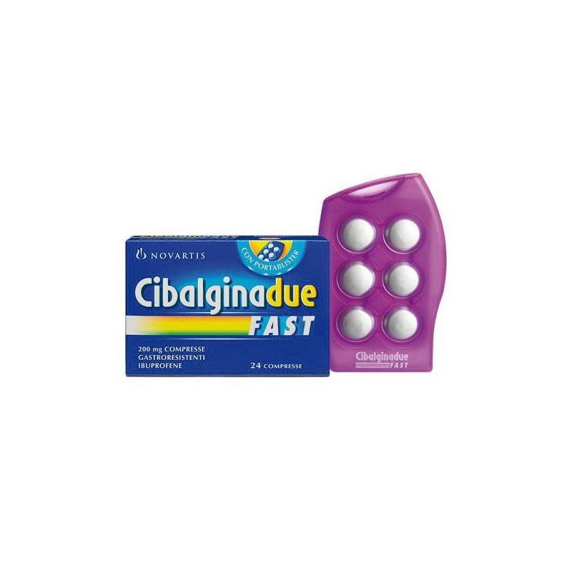 CIBALGINA DUE FAST*24CPR 200MG CIBALGINA DUE FAST