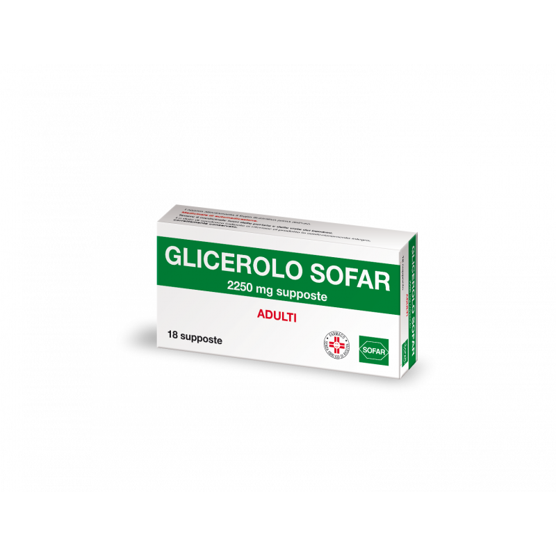GLICEROLO ALFA*AD 18SUPP2250MG SOFAR BIOMAGEN