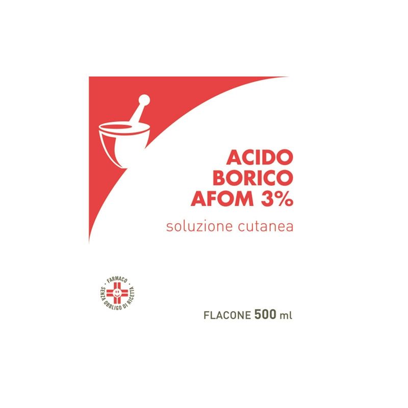 ACIDO BORICO AFOM*3% 500ML 