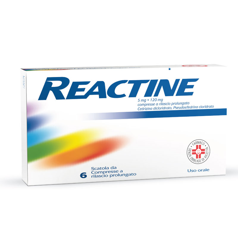 Reactine 6 Compresse - Antistaminico REACTINE