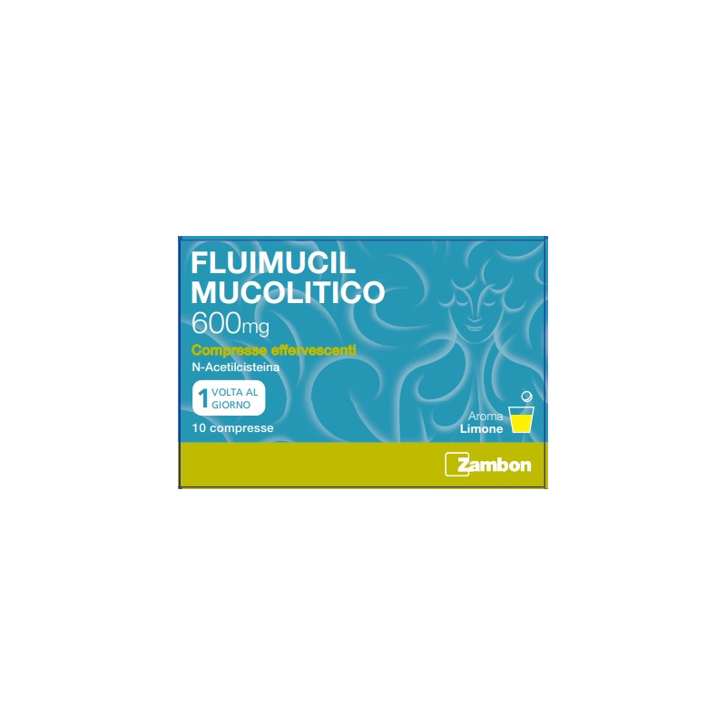 FLUIMUCIL MUCOL*10CPR EFF600MG FLUIMUCIL INFLUENZA E RAFFREDDORE