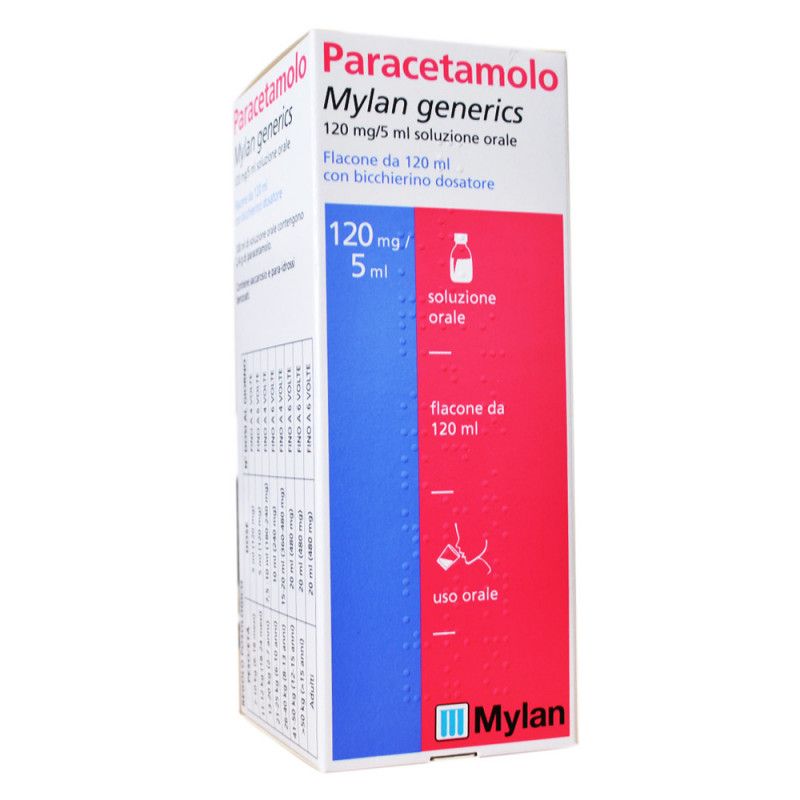 PARACETAMOLO MY*120MG/5ML120ML MYLAN