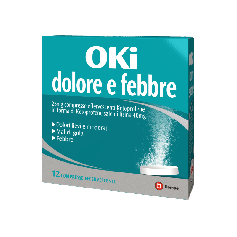 OKI DOLORE E FEBBRE*12CPR EFF OKI INFIAMMAZIONE E DOLORE