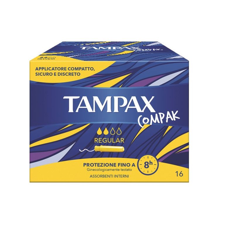 TAMPAX COMPAK REGULAR 16PZ TAMPAX BLUE BOX