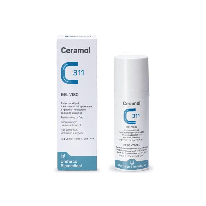 CERAMOL GEL VISO 311 50ML UNIFARCO